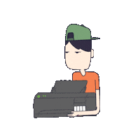 milimilvil support trouble printer reset Sticker