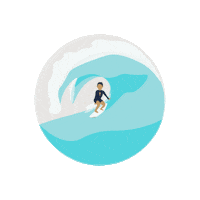 Surf Sticker by UC San Diego