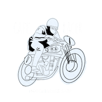 HiddenGarage vintage bike motorcycle streetwear Sticker