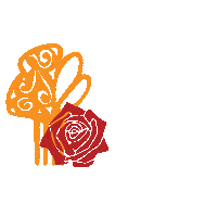 Dance Rose Sticker by Flamenco House - Brisbane