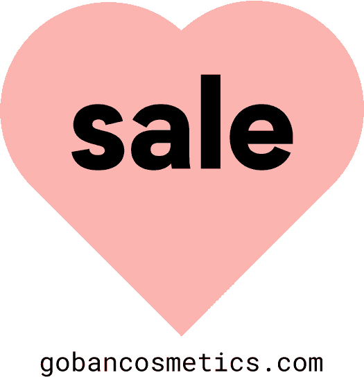 Sale Discount Sticker by GOBAN Cosmetics