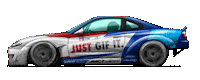 Car Drifting Sticker