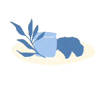 Croissant Sunday Brunch Sticker by bazart