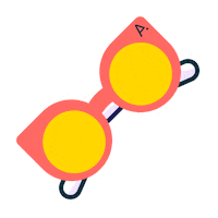 apartdesignstudio sunglasses glasses sunny apart Sticker