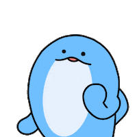 Dolpoong question dolphin 궁금 돌고래 Sticker