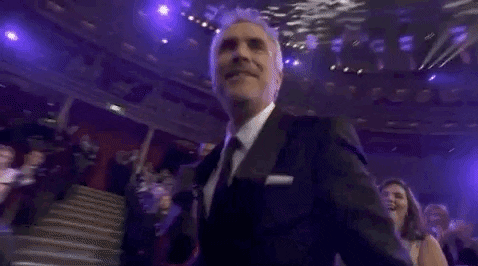 alfonso cuaron bafta film awards 2019 GIF by BAFTA - Find & Share on GIPHY