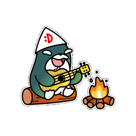 Fire Night Sticker