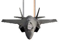 Fighter Jet Cat Sticker