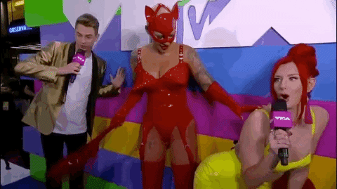 amber rose whip GIF by 2018 MTV Video Music Awards
