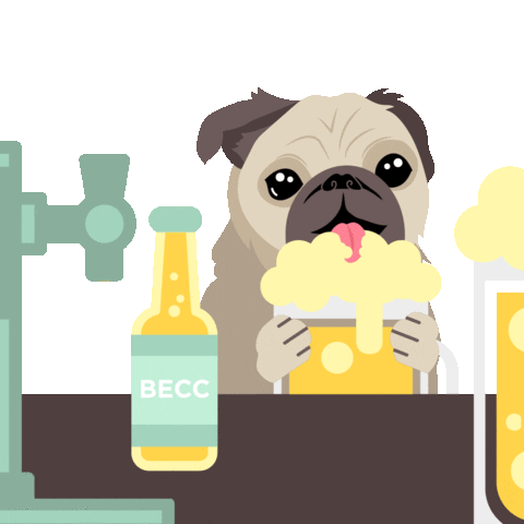 Party Beer Sticker by BECC agency