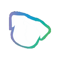 pobykylorey pobykylorey dog face logo pug face logo Sticker