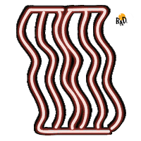 palacemanila neon club bar breakfast Sticker