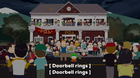 kyle broflovski party GIF by South Park 