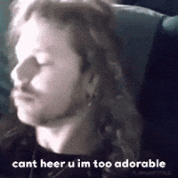 bedtimepills metallica cant heer u im too adorable GIF