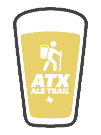 atxaletrail beer austin austinaletrail atxaletrail Sticker