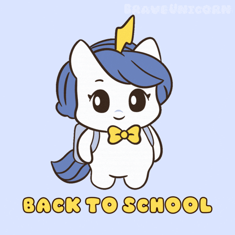 Back To School Bu GIF by Brave Unicorn