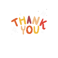 Fall Thank You Sticker