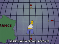 France Dancing GIF by The Simpsons