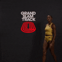 Track And Field Peace GIF by Grand Slam Track