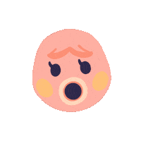 Animal Crossing Octopus Sticker by Kat Schneider