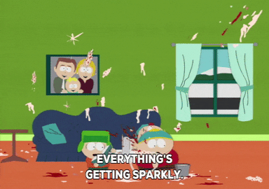 spraying eric cartman GIF by South Park 