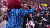Nba Playoffs Hug GIF by NBA