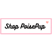 poisepup black and white puppy dogs shop Sticker