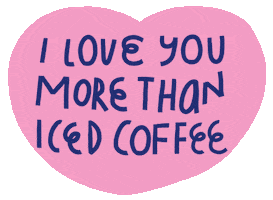 I Love You Heart Sticker by Hillustrations