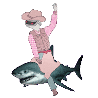 Lets Go Robot Sticker by Paft Drunk