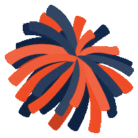 Virginia Cavaliers Sticker by College Colors Day