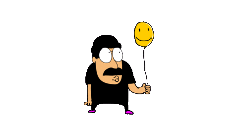 Balloon Foo Sticker by deladeso