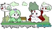 Happy Cartoon Character Sticker by Boo