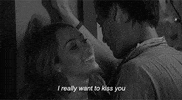 black and white love GIF