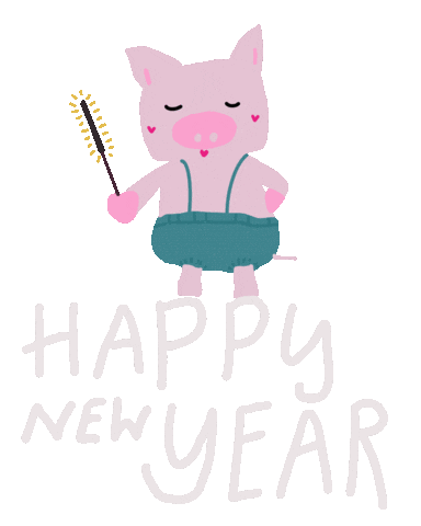 Happy New Year Sticker