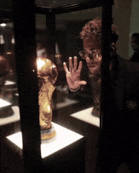 ttribam neymar world cup trophy neymar admiring trophy neymarworldcuptrophy GIF