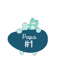 Bears Daddy Sticker by Pampers Belgium - The Netherlands