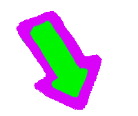 Go This Way Sticker