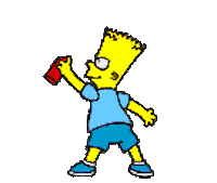 the simpsons STICKER