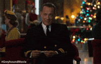 GreyhoundMovie happy christmas smile thanks GIF