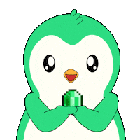 Penguin Shining Sticker by Abster