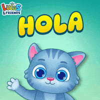 Waving Spanish GIF by Lucas and Friends by RV AppStudios