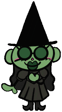 Witch Elphaba Sticker by しまみほ