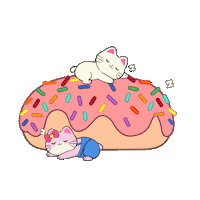 Hungry Feed Me Sticker by Silly Kitties