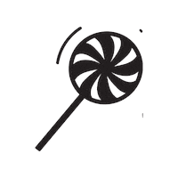 Candy Eating Sticker by Nifty Gifts