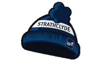 Glasgow University Hat Sticker by University of Strathclyde