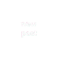 Glitch New Post Sticker