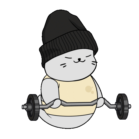 Work Out Fun Sticker by Sappy Seals Community