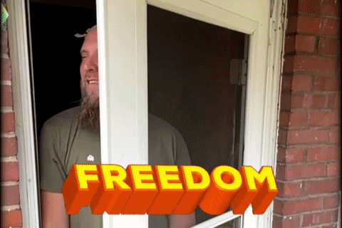 Im Free Let Me Out GIF by Mike Hitt