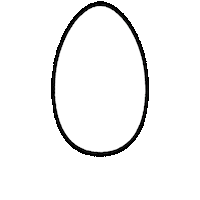 Egg Sticker by Quabble