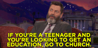 nick offerman GIF by Team Coco